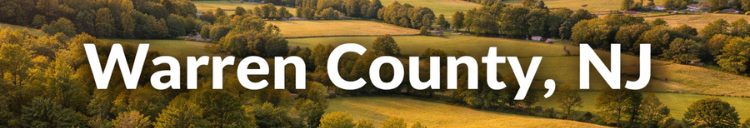 Aerial view of Warren County, NJ.