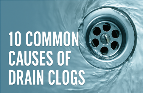 Is your drain clogged? Learn more about the common reasons for a clog and how to prevent them. 