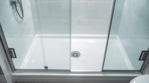 Clogged Walk-In Shower Drain