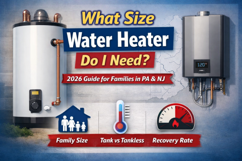 Choosing the right water heater for your home. 