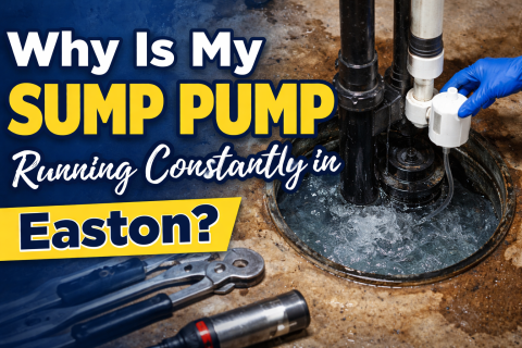 Troubleshooting your sump pump in Easton, PA.