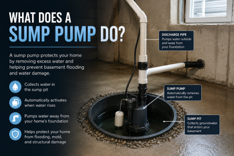 Understanding the basics of a sump pump.