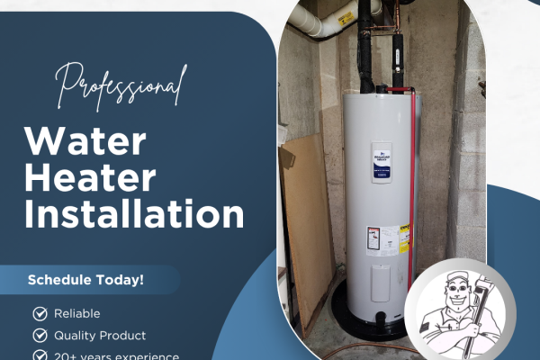 Bradford White hot water heater installed by Applause Plumbing and Heating. We serve customers in Pennsylvania and New Jersey.