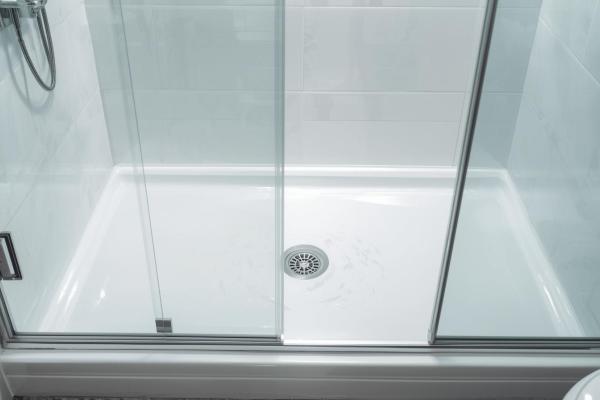 Clogged Walk-In Shower Drain